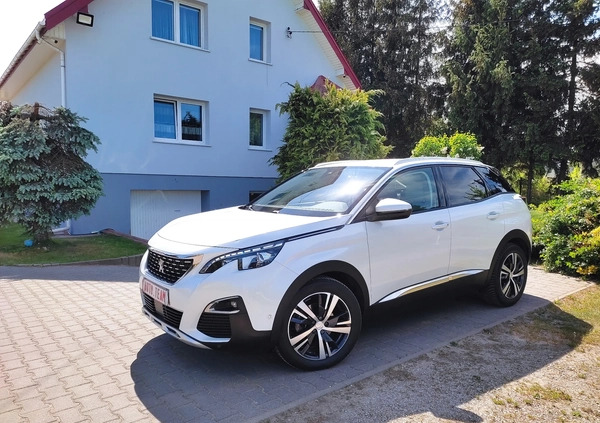 Peugeot 3008 cena 81900 przebieg: 186380, rok produkcji 2019 z Lipsko małe 497